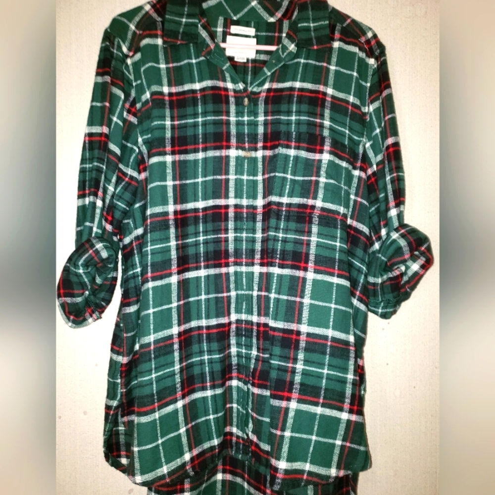 NWOT AE Women's Boyfriend Flannel XL